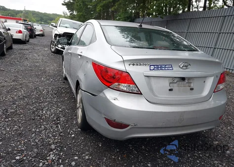 2012 Hyundai Accent Gls z USA, uszkodzony, nr VIN KMHCU4AE1CU179662